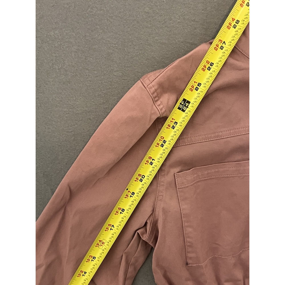 Maurices Women's Small Dusty Rose Utility Jacket Full Button Stand Collar NWT - Picture 6 of 8